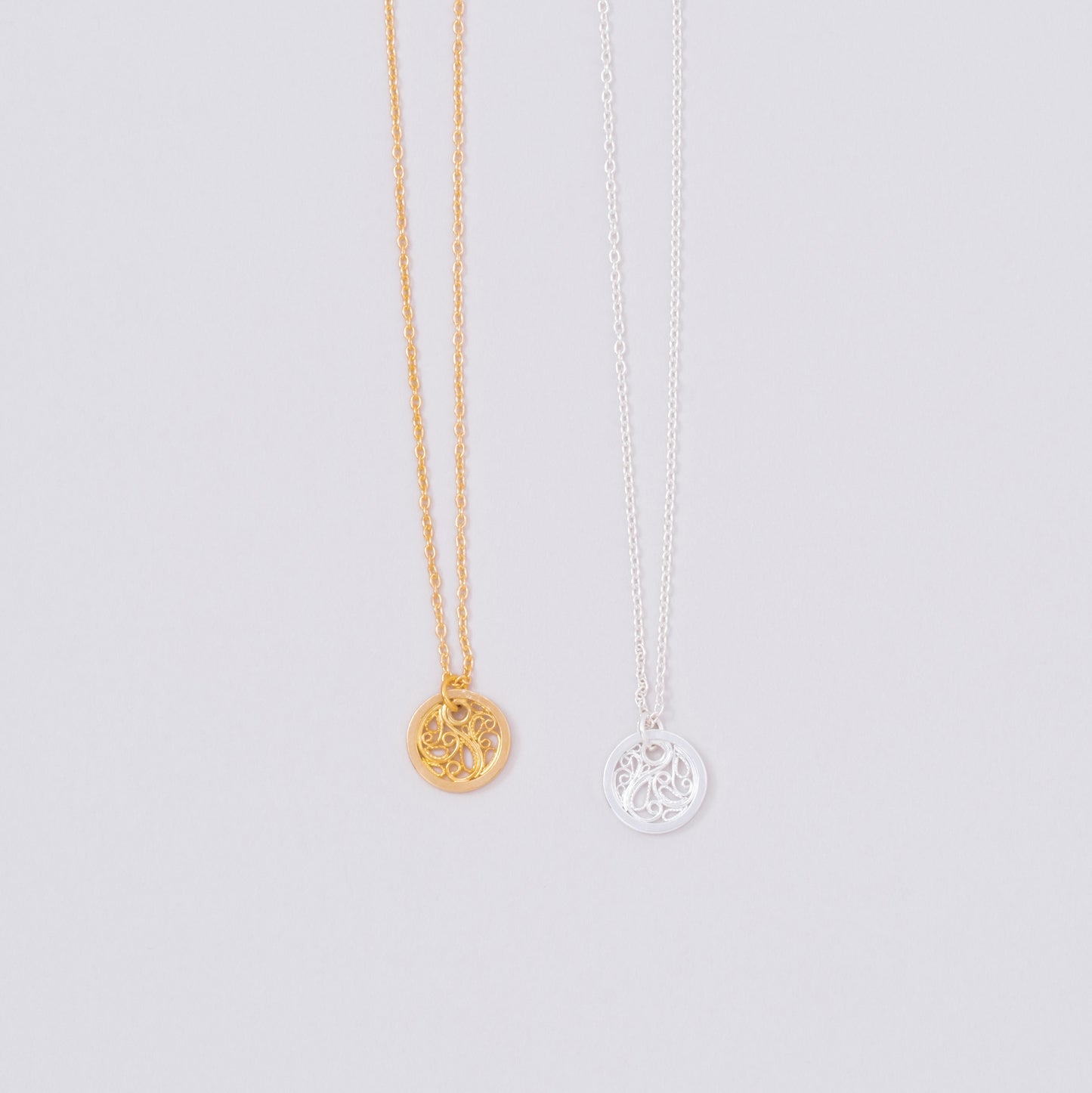 pre-order / circle charm necklace