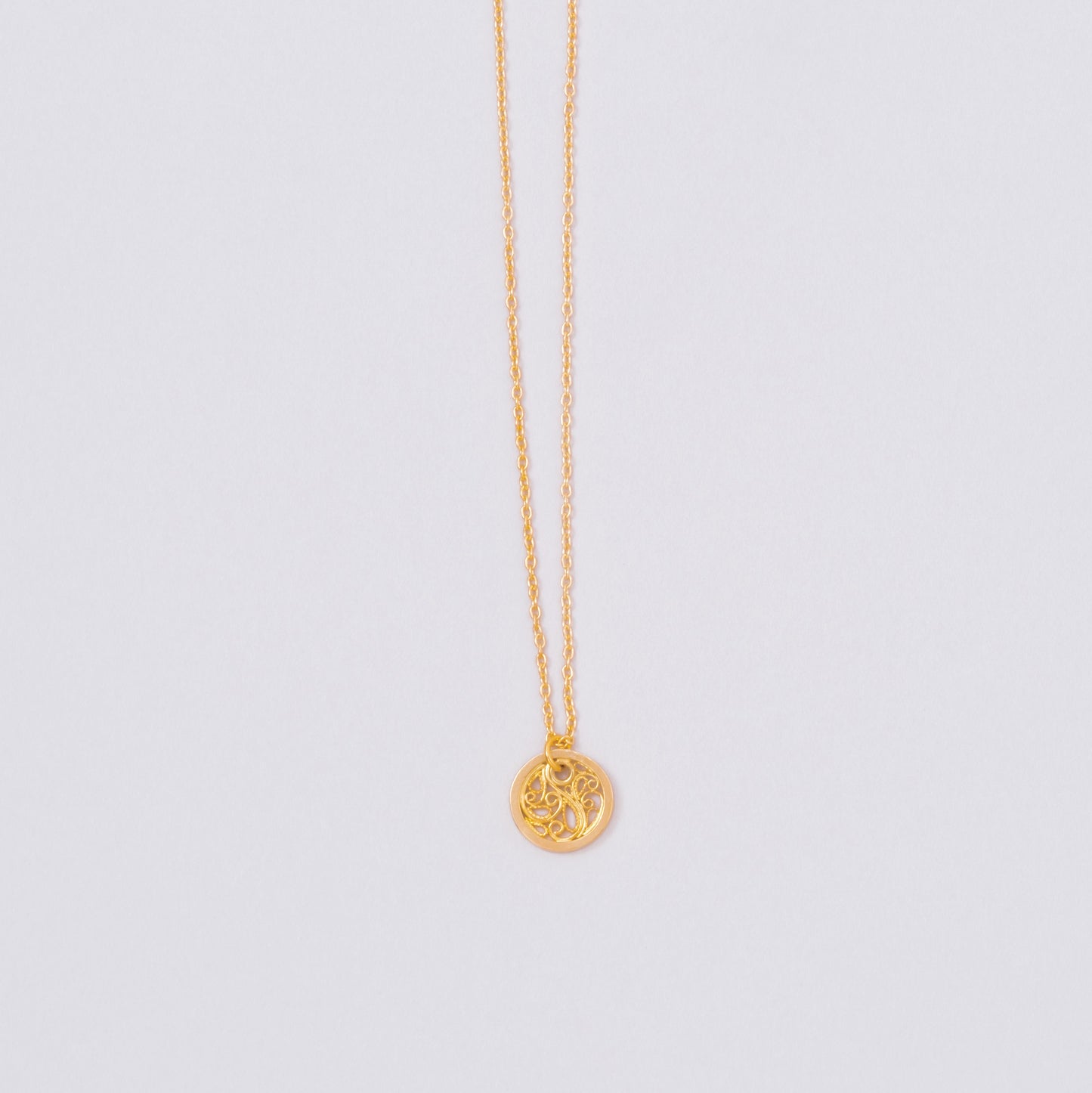 pre-order / circle charm necklace