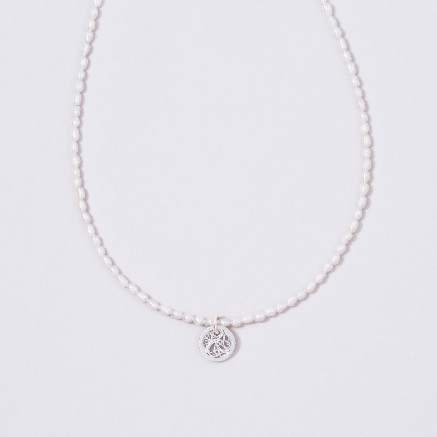 <即日発送可能> circle charm pearl necklace & choker