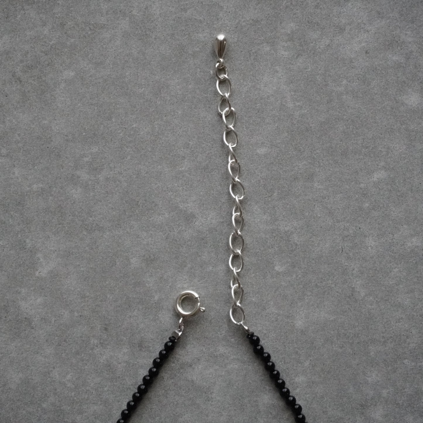 moon charm onyx choker